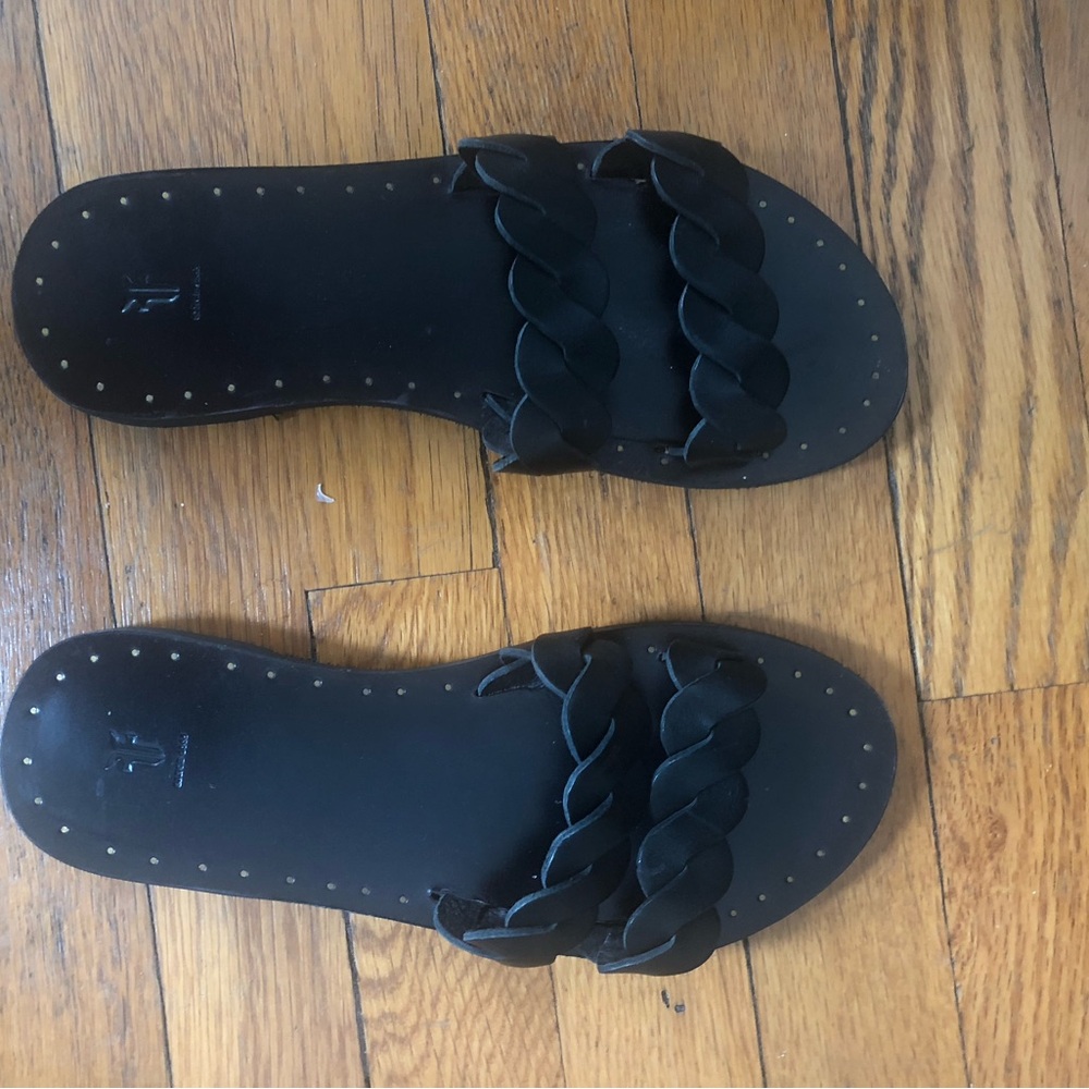 Frye Black Braided Women's Sandals